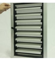 Alüminyum banyo WC Menfezi, Contalı Isı Yalıtımlı Menfez, panjur, Ölçüye göre üretim (30x40)