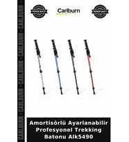 Özel Üretim Kamp Yürüyüş Amortisörlü Ayarlanabilir Profesyonel Trekking Batonu
