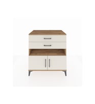 Kronos Şifonyer 2 Raflı 2 Çekmeceli 2 Kapaklı 88x59x96 Çam-Aytaşı