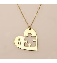 Puzzle 14 Ayar Altın Kolye