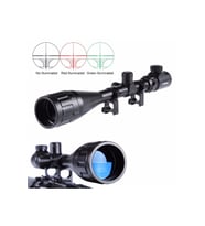 Tr- 4-16x50 Aoeg Zoomlu Tüfek Dürbünü Çift Işıklı Kırmızı,yeşil Kaynaklı Avcılık Dürbün