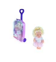 Oyuncak Roz Bebek Valizli Altını Islatan Konuşan Bebek