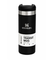 Stanley The Quencher Transit Mug 0,59 L – Kapaklı Paslanmaz Çelik Termos Bardak Siyah