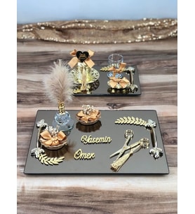 Söz Nişan Tepsisi Ve Damat Kahve Fincanı