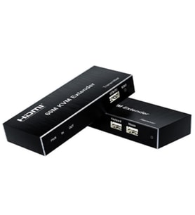 Novacom NVC-KVM60 4K 60 Metre HDMI+USB+IR To Cat6 Kvm Extender