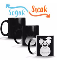 Geek Monkey Sihirli Kupa Bardak Porselen