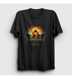 Presmono Unisex Siyah Traveler Blind Guardian T-Shirt 19935tt