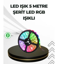 Dekoratif Kumandalı Şerit Led 5 Metre
