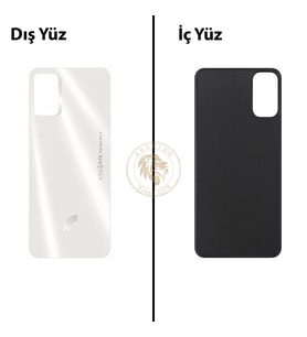 Reeder S19 Max Pro S Beyaz Arka Kapak Arka Cam Batarya Kapağı Lazer Kesim Kapak Pil Kapağı Back Cover