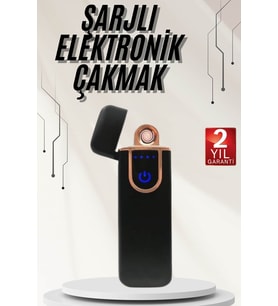 Elektronik Çakmak Kamp Çakmağı Rüzgardan Etkilenmez