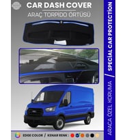 FORD TRANSİT V363 (2019-2023) MAKYAJLI Torpido Örtüsü Torpido Koruma Tam Uyum Kaymaz Kolay Montaj