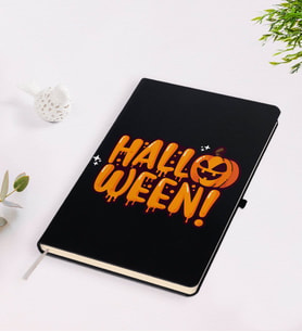 BK Gift Halloween Tasarımlı Siyah Defter-3