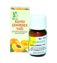 Doğan Baharatçılık Kayısı Çekirdeği Yağı 20cc Doğal Saf Cam Şişe