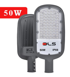 50W Led Yol Sokak Armatür DLS Park Bahçe Çevre Site Bina Dış Mekan Lamba Aydınlatma Ledli Sokak Armatürü (Beyaz)