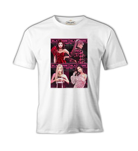 Black Pink - Pink Beyaz Erkek Tshirt