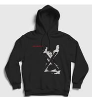 Presmono Unisex Siyah X Album Los Angeles Kapüşonlu Sweatshirt 433477tt