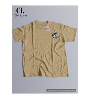 Nevermind Unisex Dark Vave Tasarım Oversize Tshirt (Bej)