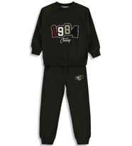 Mışıl Kids 1984 Nakışlı 10-13 Yaş Eşofman Takımı - Gri