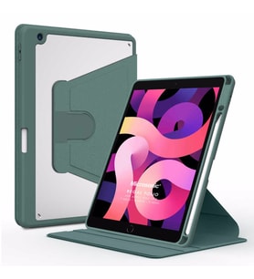 Microsonic Apple iPad 10.2'' 9. Nesil Kılıf (A2602-A2604-A2603-A2605) Regal Folio Koyu Yeşil