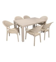 Mandella Elit Rattan 90x150 Eylül Koltuk Masa Takımı Çölbeji
