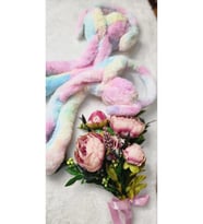 Lav Mer Kids Peluş Kulaklik. Unikorn Renkli Sade Ses Çikartan Kulaklik (Çok Renkli)