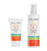 Solaris Tüm Cilt Tipleri İçin Yaşlanma Karşıtı Güneş Kremi SPF 50+ (50 ml) Ve Yüksek Koruyucu Sprey SPF 50+