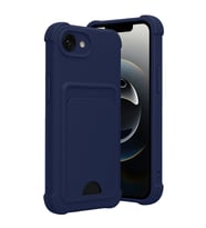 Apple iPhone 16E Kelvin Kartvizitli Silikon - Lacivert