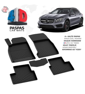 Mercedes Gla X156 KAUÇUK  4D HAVUZLU PASPAS 2013 2014 2015 2016 2017 2018 2019 2020 2021