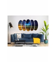 GECE ŞEHİR MANZARASI MDF TABLO-1538