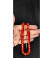 SIKMA ÇUBUK KEHRİBAR TESBİH TURUNCU RENK KAPSÜL KESİM T-397 (Çok Renkli)