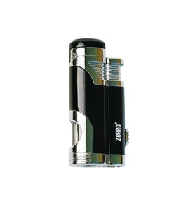 Zorro 2 Torch Pürmüz Siyah-Gümüş Metal Puro Çakmağı - TRM1002