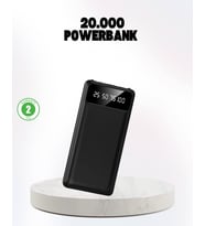 Çoklu Güvenlik Korumalı 20.000 mAh Powerbank Fener Özellikli