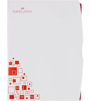 FABER-CASTELL SUNUM DOSYASI A4 ÇİFT RENK KAPAK KIRMIZI 30LU (230103)