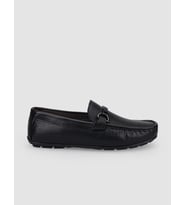 %100 Hakiki Deri Siyah Tokalı Erkek Loafer