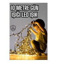 Mey İthalat® 10 Metre Led Işık Saçaklı Dekoratif Şerit Led