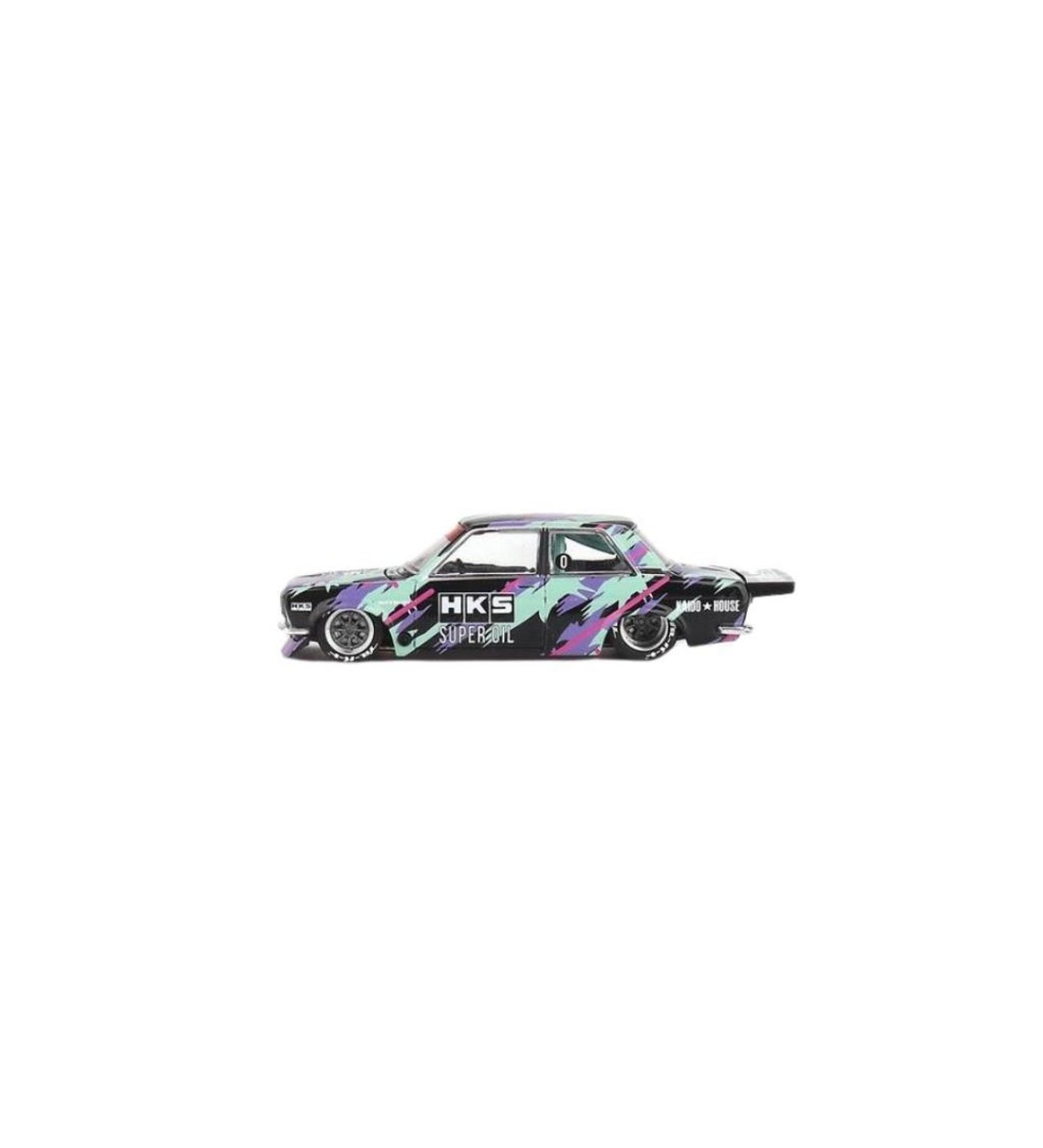 Mini Gt Kaido House 068 Datsun 510 Pro Street HKS V1 Model Araba