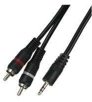 TUNEX 3,5 mm Erkek 2 X RCA Erkek 10 Mt Kablo