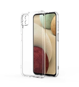 Galaxy A12 Kılıf Zore Kamera Korumalı Süper Silikon (Renksiz)