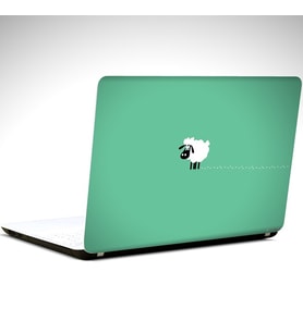 Kuzu Minimal Laptop Sticker 15.4 inch (37X26CM)
