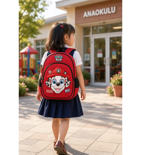 Paw Patrol Marshall Anaokulu Okul Çantası Kabartmalı Çocuk Sırt Çantası Günlük 35 x 25 x 10 cm