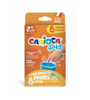 Carioca Bebek Süper Yıkanabilir Parmak Boyası 8 Renk 8*50 ml 43174