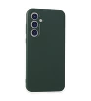 Samsung Galaxy A55 5g Kılıf First Silikon - Koyu Yeşil