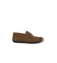 Modesa 272 Erkek Kum Tokalı Nubuk Deri Loafer Ayakkabı (Kum Beji)