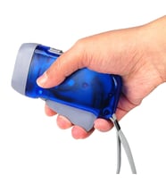Kurmalı Dinamolu El Feneri LED Güçlü Işık Elektriksiz Kullanım WT-092