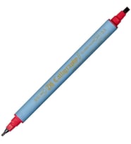 Zig Kaligrafi Kalemi Çift Uçlu 2 mm + 3.5 mm Wine Red 