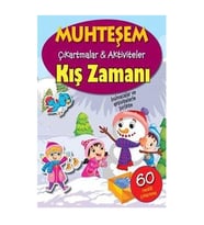 Muhteşem Çıkartmalar Aktiviteler Kış Zamanı Parıltı Yay