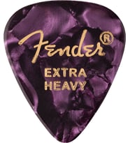 Fender 1980351676 351 Premium Extra Heavy Gitar Penası (Purple Moto) Mor İnci Desenli Estetik Görünüm Ekstra Kalın Yapı ile Güçlü Ton