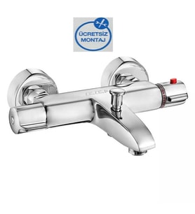 Eca Krom Termostatik Banyo Bataryası 102102340 Duş Seti Hariçtir