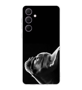 PrintiFy Samsung Galaxy A36 ile Uyumlu Köpek 1 Kamera Korumalı Şeffaf Kılıf