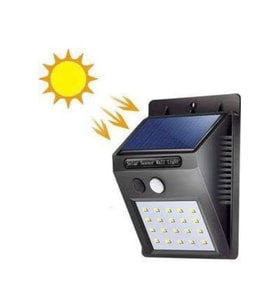 Bahçe Aydınlatması Güneş Enerjili Led Işık Lamba Sensörlü Dekoratif Yeni Nesil